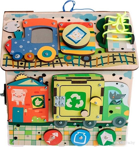 Бизидомик Bizitoys Мини Дорога с подсветкой 2624/03