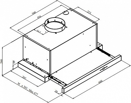 Кухонная вытяжка BEKO HNT61630X