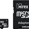 Карта памяти Mirex microSDHC UHS-I (Class 10) 32GB + адаптер [13613-ADSUHS32]