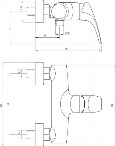 Смеситель Deante Cynia BCY 040M