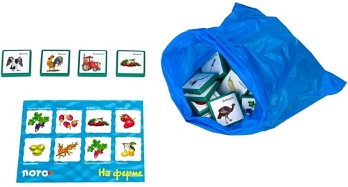 Развивающая игра Step Puzzle Лото На ферме