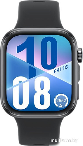 Умные часы Huawei Watch FIT 4 (черный, с черным силиконовым ремешком, международная версия)