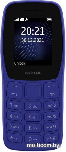 Кнопочный телефон Nokia 105 (2022) TA-1428 Dual SIM (синий)