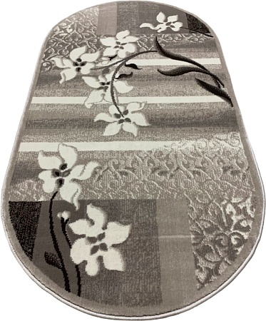 Ковер для жилой комнаты Moldabela Delta Овал 3972 43255 (0.8x1.5)