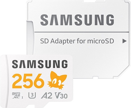 Карта памяти Samsung PRO Plus Sonic the Hedgehog microSDXC 256GB MB-MD256SA/LC1 (с адаптером)
