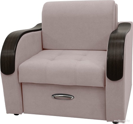 Кресло Сириус Лидер-1 ППУ 105x110 (Eva 05 велюр светло-бежевый)