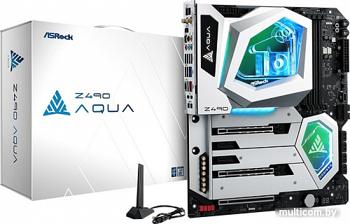 Материнская плата ASRock Z490 Aqua