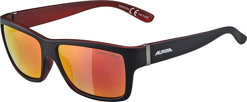 Солнцезащитные очки Alpina Kacey A8523334 (black matt-red/ceramic mirror red)