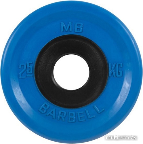 Диск MB Barbell Евро-классик 51 мм (1x2.5 кг, синий)
