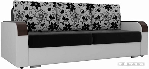 Диван Лига диванов Мейсон 102148 (черный/белый/серый)