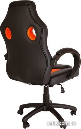 Кресло Меб-ФФ MF-2008H (черный/оранжевый)