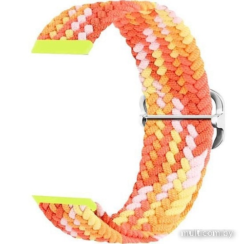 Ремешок Rumi Wick из плетеного нейлона для Huawei Band 7 (цитрусовый микс)