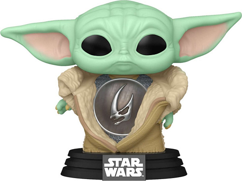 Фигурка Funko POP! Bobble Star Wars Mandalorian S10 Din Grogu with Armor (712) 80004