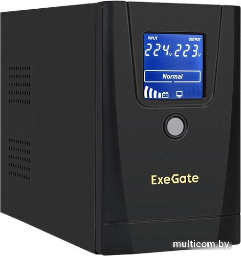 Источник бесперебойного питания ExeGate Power Smart ULB-650.LCD.AVR.1SH.2C13 EX292769RUS