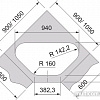 Кухонная мойка Franke Antea AZG 661-E (графит)