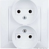 Розетка Simon 1590457-030 (белый)