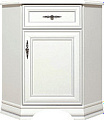 Тумба Black Red White Kentaki S320-KOMN1D1S/P (белый/белый)