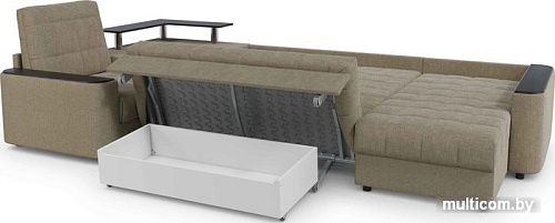 Угловой диван Moon Trade Даллас 018 003608 (левый, коричневый)