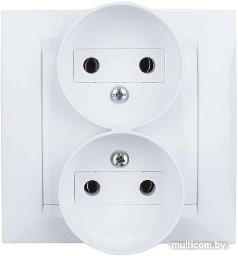 Розетка Simon 1590457-030 (белый)