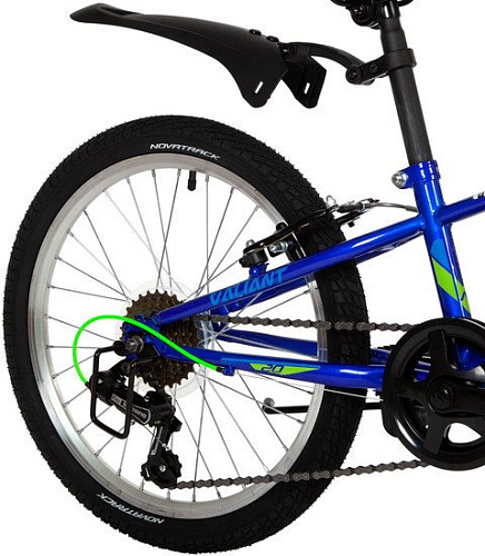 Детский велосипед Novatrack Valiant 6.V 20 2022 20SH6V.VALIANT.BL22 (синий)