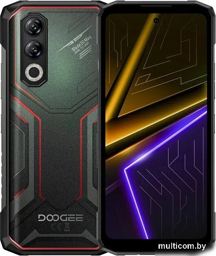 Телефон Doogee Blade 20 Max 12GB/1TB (черный/красный)