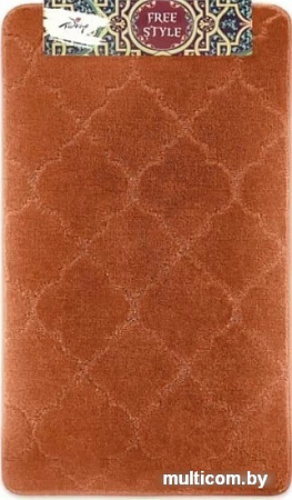 Коврик для ванной Shahintex Free Style 60x100 (терракотовый)