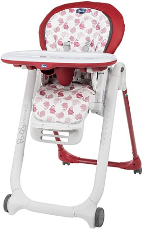 Стульчик для кормления Chicco Polly Progres5 (красный)