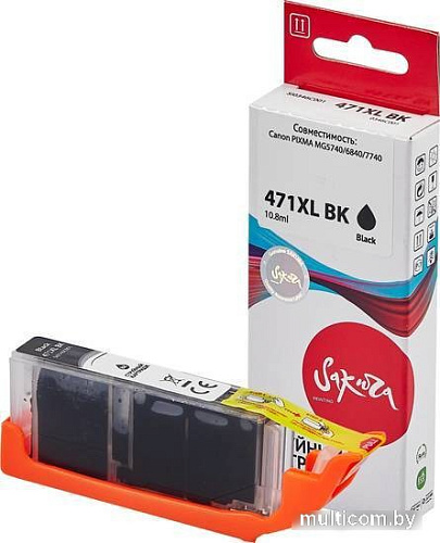 Картридж Sakura Printing SI0346C001 (аналог Canon 471XL BK)