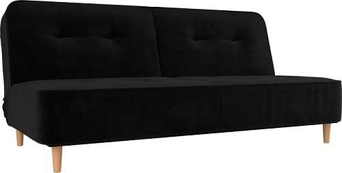 Диван Mebelico Портленд 108742 (БНП, велюр, черный)
