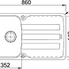 Кухонная мойка Franke Antea AZG 611-86 (серый)