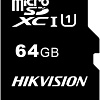 Карта памяти Hikvision microSDXC HS-TF-C1/64G 64GB