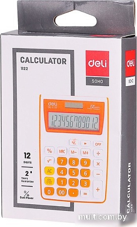 Бухгалтерский калькулятор Deli E1122/GREY
