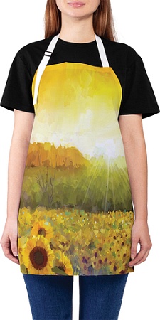 Фартук JoyArty Подсолнухи на рассвете ap_14832