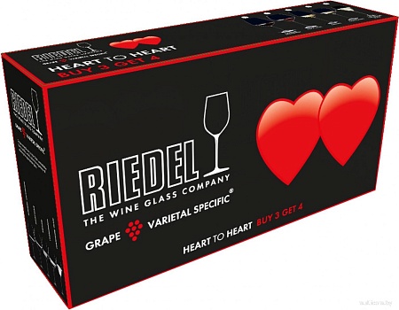 Набор бокалов для шампанского Riedel Heart to Heart 5409/85 (4шт)