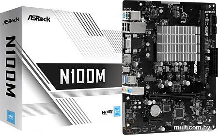 Материнская плата ASRock N100M