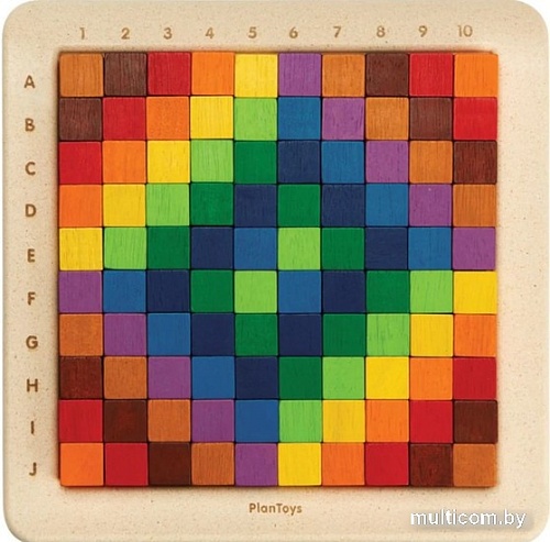 Кубики Plan Toys Счеты-мозайка 5468