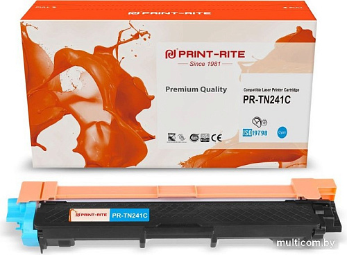 Картридж Print-Rite PR-TN241C (аналог Brother TN241C)