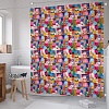 Шторка-занавеска для ванны JoyArty Детское Рождество sc_37120