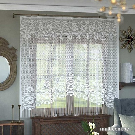 Тюль Лента м290 1.6x1.7 м (белый)