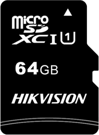 Карта памяти Hikvision microSDXC HS-TF-C1/64G 64GB