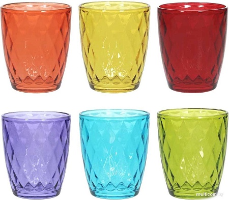 Набор стаканов для воды и напитков Tognana Glass Jenny N3585F4M196 (6 шт)