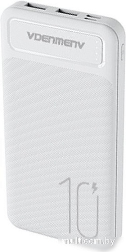 Внешний аккумулятор VDENMENV DP09 10000mAh (белый)