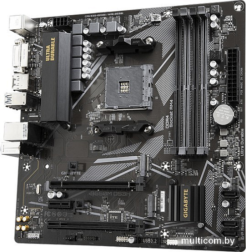Материнская плата Gigabyte B550M DS3H (rev. 1.5)