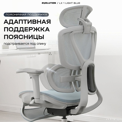 Офисное кресло Evolution LX 1 Light Blue (голубой)