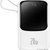 Внешний аккумулятор Baseus Qpow Pro Digital Display Fast Charge Power Bank iP Edition 20W 10000mAh (белый)