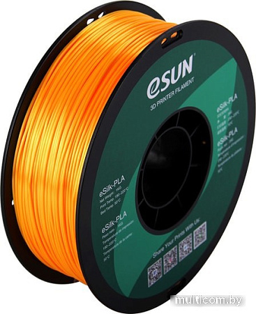 eSUN eSilk PLA 1.75 мм 1000 г (темно-желтый)