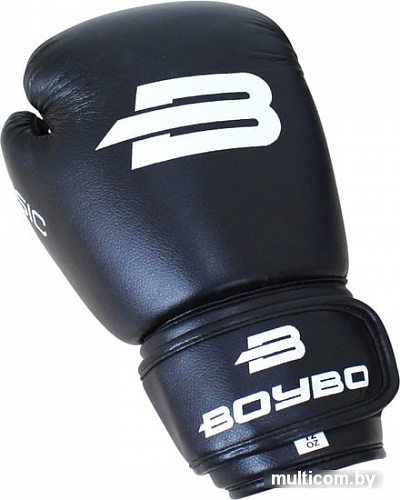 Перчатки для единоборств BoyBo Basic 12 OZ (черный)