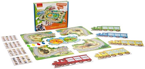 Развивающая игра Bondibon Поездка в зоопарк ВВ3437