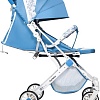 Коляска прогулочная «книга» Farfello Comfy Go CG-102 (голубой/яркий белый)