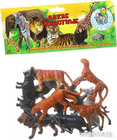 Набор фигурок Bondibon Ребятам о зверятах ВВ1611